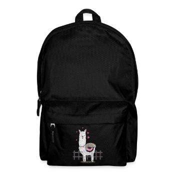 Lama paresseux - Sac à dos - noir - Devant