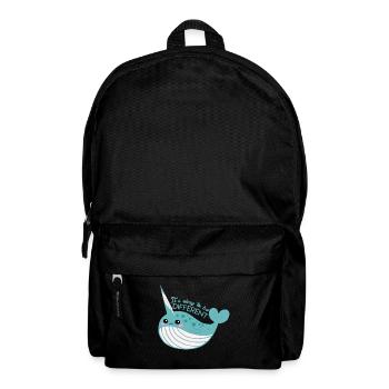 It's okay to be different - Backpack - black - Front