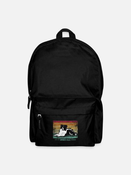 Border Collie - Backpack - black