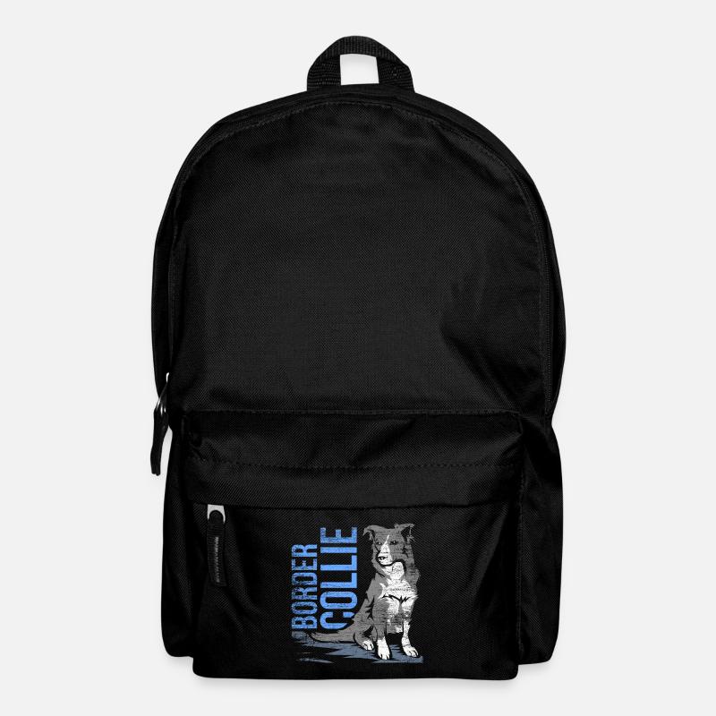 Border Collie - Rucksack - Schwarz