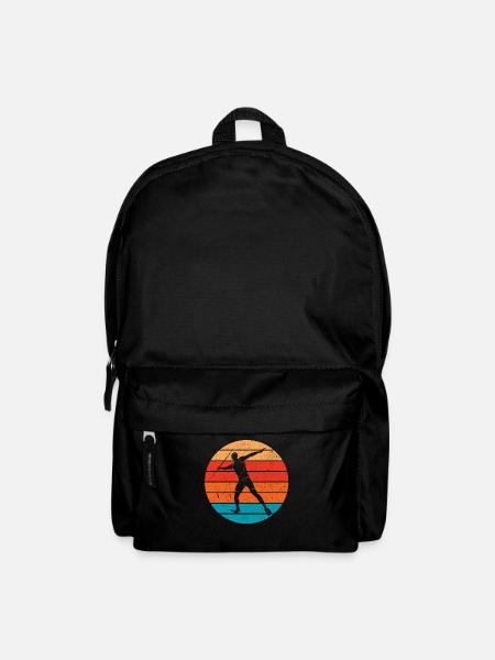 Speerwerfen Wettkämpfer - Rucksack - Schwarz
