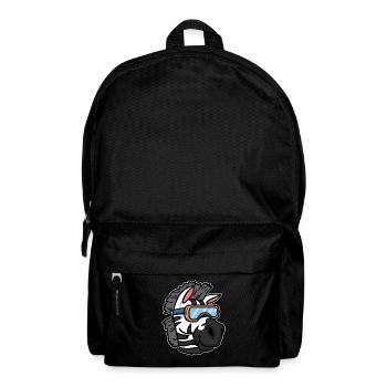 Zebra - Rucksack - Schwarz - Vorne