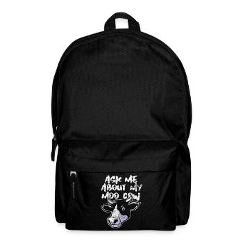 Vache animal - Sac à dos - noir - Devant