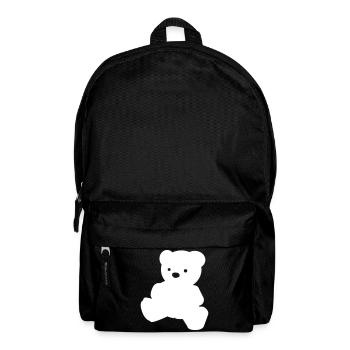 A simple teddy bear - Backpack - black - Front