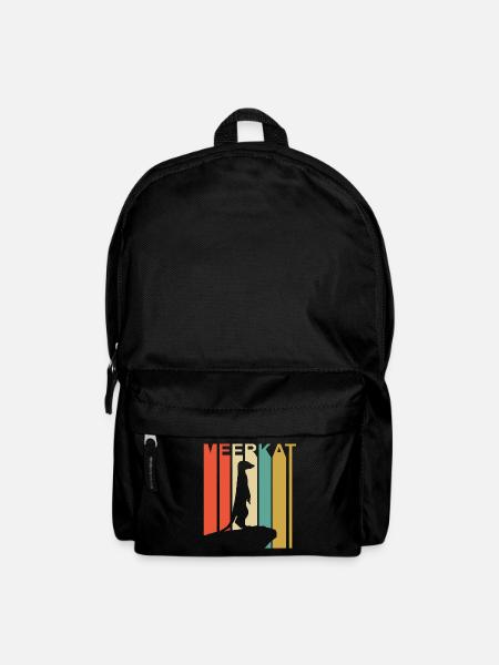 Erdmännchen - Rucksack - Schwarz