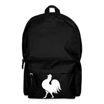 Hahn Gockel - Rucksack - Schwarz - Vorne