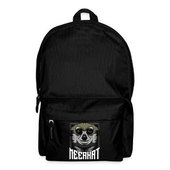 Suricate visage Amour des animaux - Sac à dos - noir - Devant