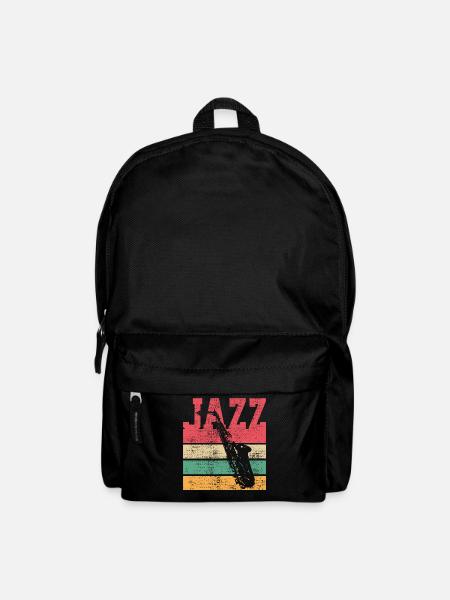 Musik Saxophon Jazz - Rucksack - Schwarz