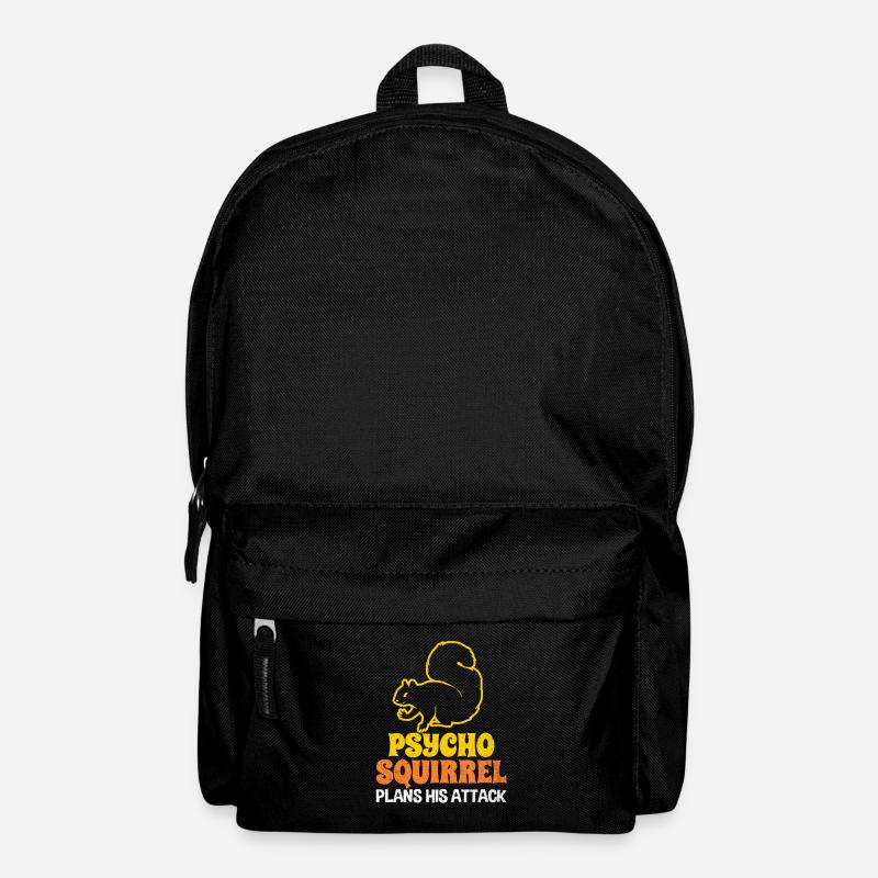 Eichhörnchen - Rucksack - Schwarz