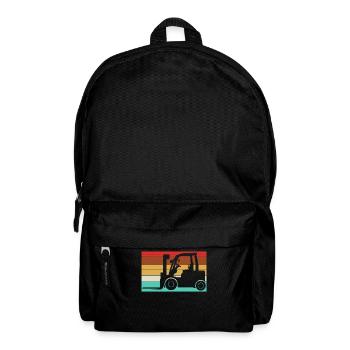 fork-lift truck - Backpack - black - Front