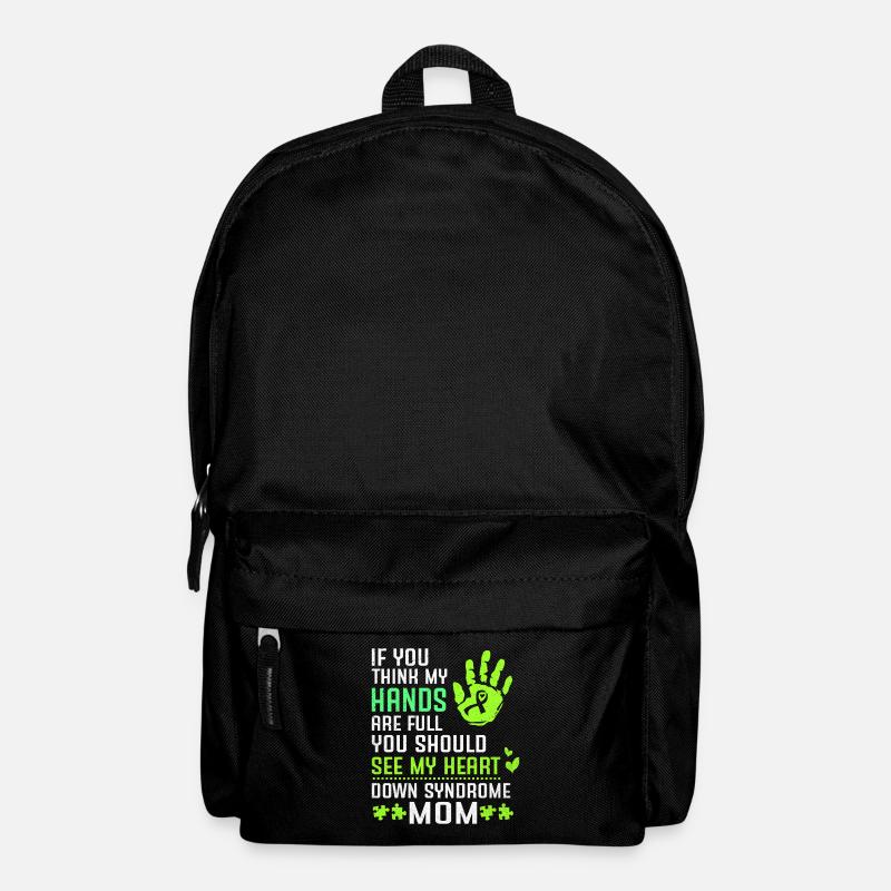Down syndrome - Backpack - black