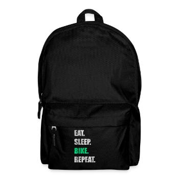 Eat Sleep Bike Repeat - Sac à dos - noir - Devant