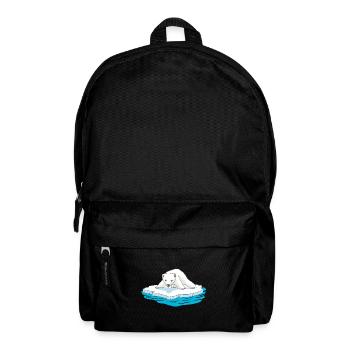 Kleiner Eisbär Baby Kinder Wildtiere Bär Zoo - Rucksack - Schwarz - Vorne