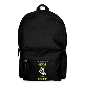 Zahnarzt - Rucksack - Schwarz - Vorne