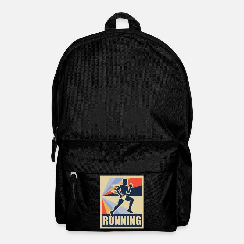 Running Retro Running Runner Sport Cadeau - Sac à dos - noir