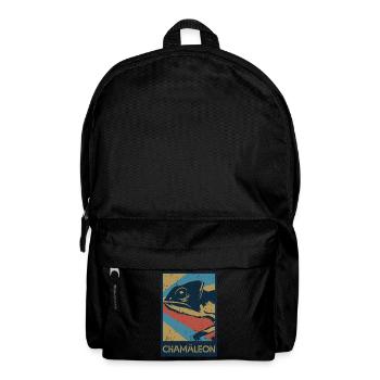 Chameleon gift - Backpack - black - Front