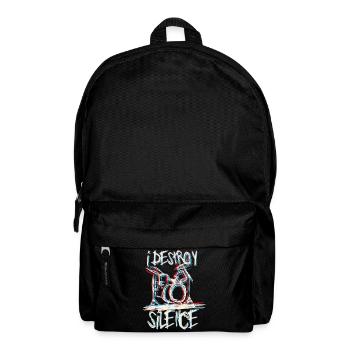 Schlagzeuger Schlagzeug - Rucksack - Schwarz - Vorne