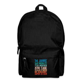 Birthday gift For 14 year olds 14th birthday - Backpack - black - Front