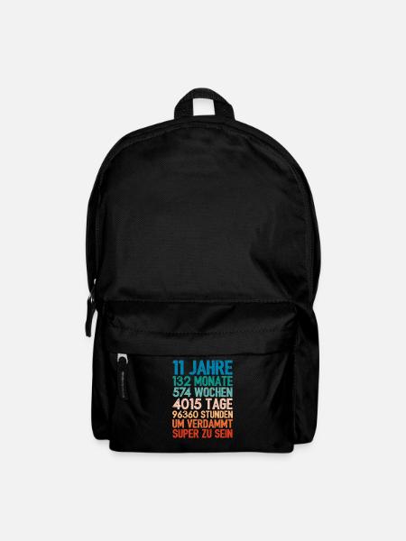Birthday Gift For 11 Year Olds 11th Birthday - Backpack - black