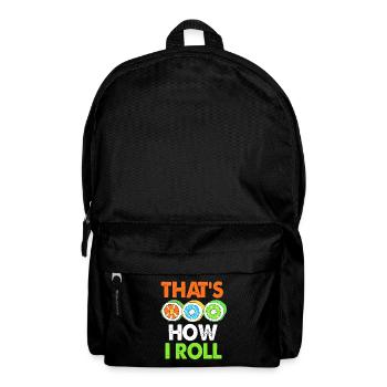 Sushi Go Rice Japan Tokyo Miso Nigiri Maki Udon - Backpack - black - Front