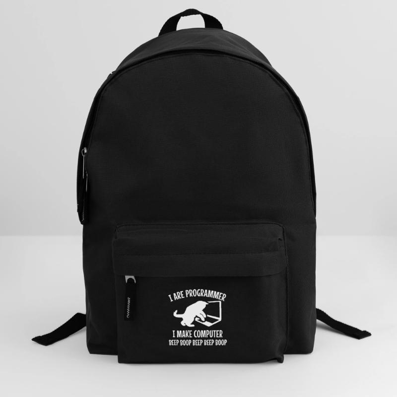 Programmierer Katze Geschenk Programmieren Mitze Rucksack
