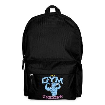 Gym Licorne - Sac à dos - noir - Devant