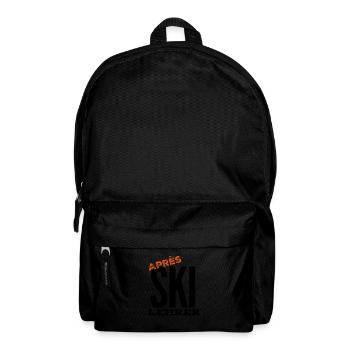 Apres Ski Lehrer Skiurlaub Skifahren - Rucksack - Schwarz - Vorne