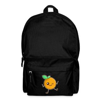 Cadeau d'anime manga bande dessinée orange Chibi Manga - Sac à dos - noir - Devant