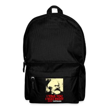 Communism Lenin Marx Class Struggle Social - Backpack - black - Front