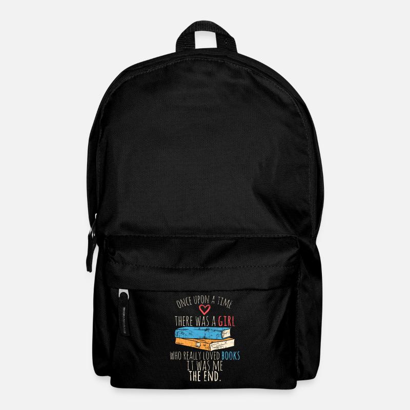 Bücherwurm - Rucksack - Schwarz