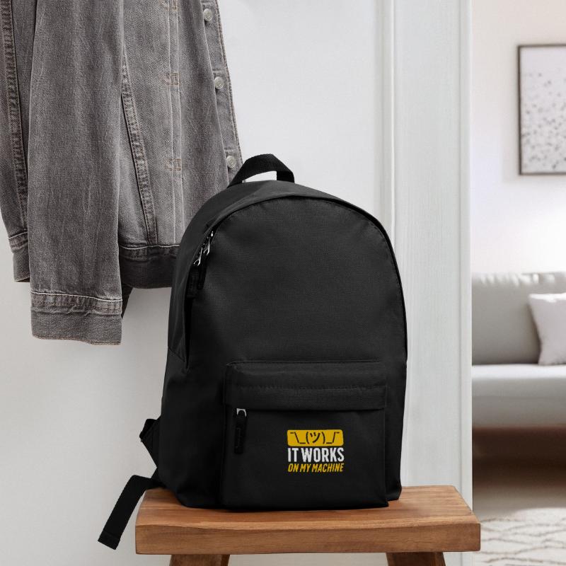 Ascii Coder CSS HTML Nerd Geek Programmer Backpack