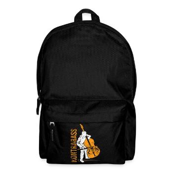 Double bass musician gift - Backpack - black - Front