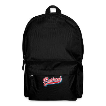 Retired 2019 - Rucksack - Schwarz - Vorne