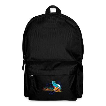 Surpère cadeau polygone - Sac à dos - noir - Devant