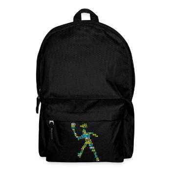 Badminton Badminton badminton player - Backpack - black - Front