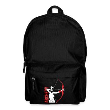 Bogenschießen - Rucksack - Schwarz - Vorne