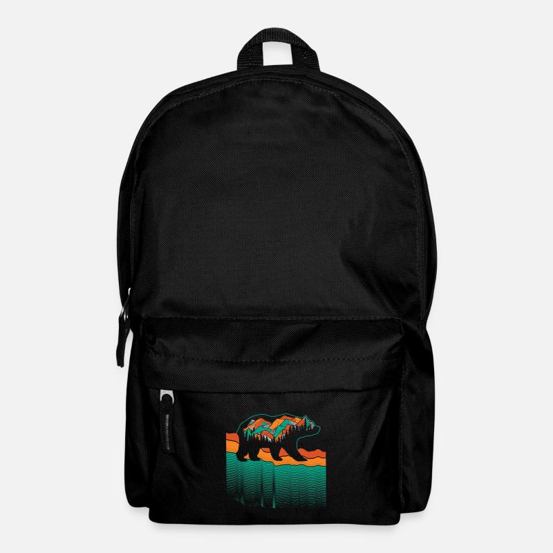 Bär Bären - Rucksack - Schwarz