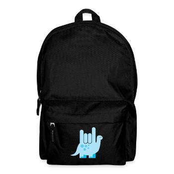 Gebärdensprache Dinosaurier - Ich Liebe Dich - Rucksack - Schwarz - Vorne