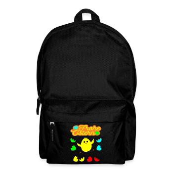 Easter - Happy Easter - chicks - Backpack - black - Front