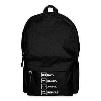 Anime Eat Sleep Repeat - Backpack - black - Front