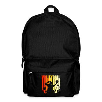 Volleyball Team Set Volley Beach Volleyballer Ball - Backpack - black - Front
