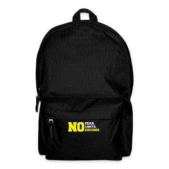 Aucune peur Limite Excuses Motivation Idée cadeau - Sac à dos - noir - Devant