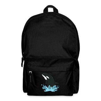 Killerwal - Rucksack - Schwarz - Vorne