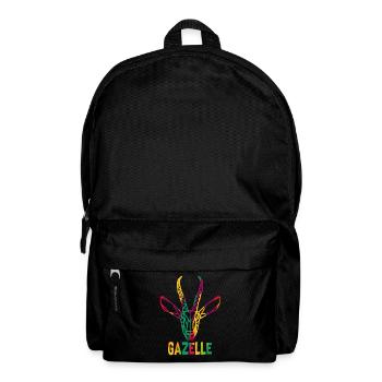 Polygone de gazelle - Sac à dos - noir - Devant