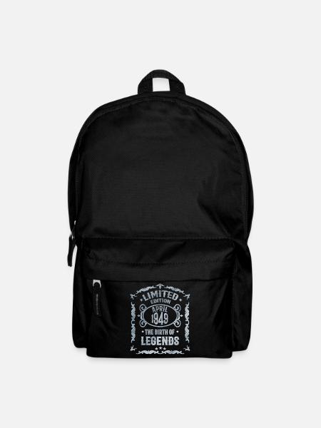 1949 Millésime Avril - Cadeau anniversaire - Sac à dos - noir