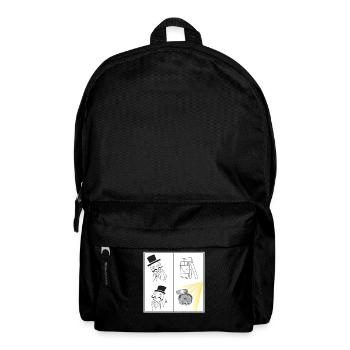Snus Meme Shirt Tobacco Cigarettes Gift Snuser - Backpack - black - Front