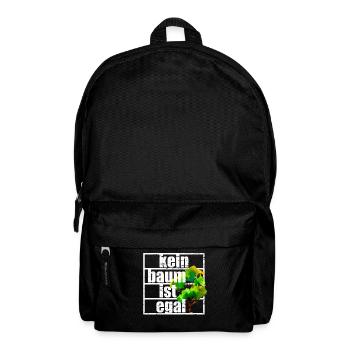 No tree does not matter Climate protection Climate change Forest - Backpack - black - Front