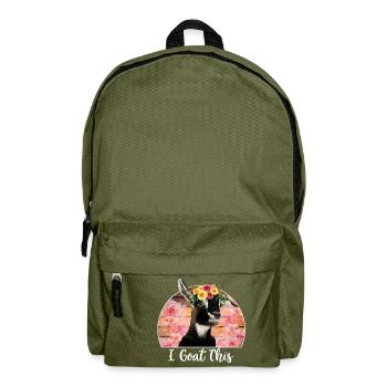I Goat This - Backpack - olive green - Front