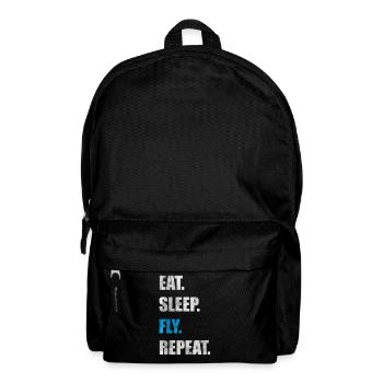 Mangez Sleep Fly Repeat - Sac à dos - noir - Devant