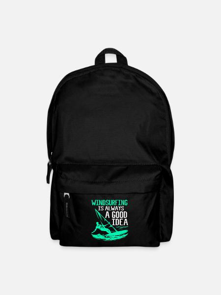 Windsurfen - Rucksack - Schwarz